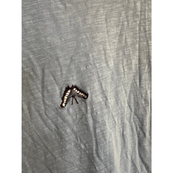 Lucky Brand Butterfly Embroidered Tee Size L - Picture 4 of 7